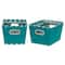 Household Essentials Chevron Fabric Tapered Storage Bins, 2ct.